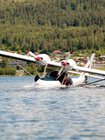 seaplane in water