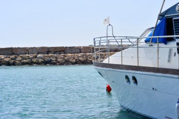 yacht in water