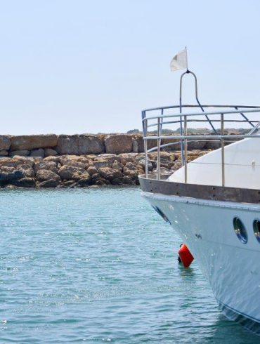 yacht in water