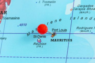Pin on a map of Port Louis