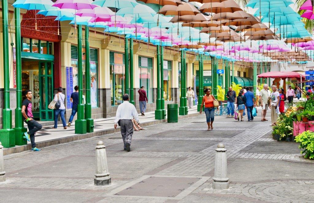 Port Louis city in Mauritius Island