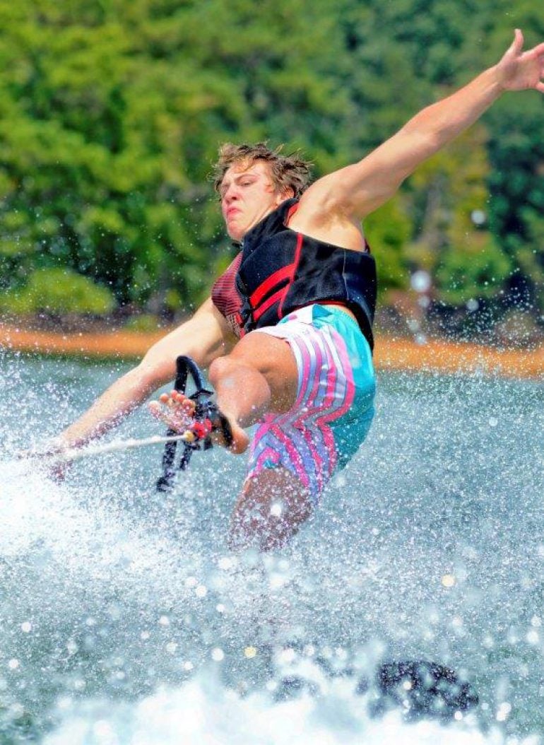 Water ski trick