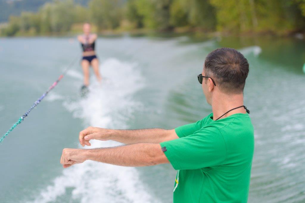 waterskiing is fun