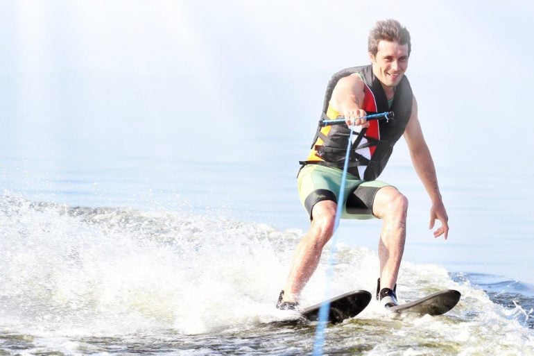 waterskiing